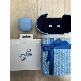 ファーウェイ(HUAWEI)のHUAWEI FreeClip 2 ワイヤレスイヤホン イヤーカフ型 Blue (ヘッドフォン/イヤフォン)