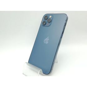 【中古】Apple au 【SIMロック解除済み】 iPhone 12 Pro 256GB パシフィックブルー MGMD3J/A【秋葉本店】保証期間1ヶ月【ランクC】