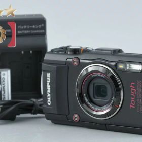 【中古】OLYMPUS オリンパス STYLUS TG-4 Tough ブラック 防水デジタルカメラ シャッター回数僅少