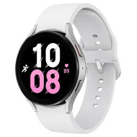 Samsung Galaxy Watch5 44mm シルバー Bluetoothモデル サファイアクリスタル スマートウォッチ 本体