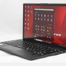 充放電2回 美品 フルHD対応WUXGA 13.3インチ Fujitsu LIFEBOOK U9313MX Windows11 10コア 卓越性能 第12世代Core i5-1235u 8GB 爆速NVMe式256GB-SSD カメラ Wi-Fi6 Office付き Win11【中古ノートパソコン 中古PC】送料無料 あす楽対応 即日発送（Windows10も対応可能 Win10）
