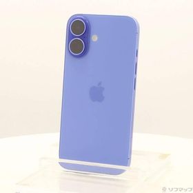 〔中古〕Apple(アップル) iPhone16 512GB ウルトラマリン MYE53J／A SIMフリー〔297-ud〕