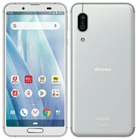 【中古】Cランク 【傷や汚れあり】 SIMロック解除済み 元docomo SH-02M SHARP AQUOS sense3 シルバーホワイト 本体のみ 利用制限〇(白ロム) 送料無料