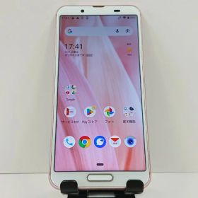 AQUOS sense3 SHV45 au ソフトピンク 送料無料 本体 c17436 【中古】