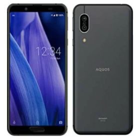 【SIMロック解除済】au AQUOS sense3 SHV45 ブラック SHARP 当社3ヶ月間保証 中古 イオシス