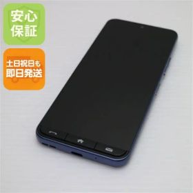 新品同様 SIMフリー かんたんスマホ A402ZT ネイビー スマホ ZTE 即日発送 土日祝発送OK 02000