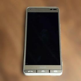 au BASIO スマートフォン本体 KYV43 シャンパンゴールド(美品)