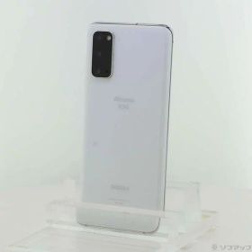 【中古】SAMSUNG(サムスン) Galaxy S20 5G 128GB クラウドホワイト SC-51A docomoロック解除SIMフリー 【198-ud】