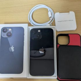 Apple iPhone 13 ブラック mini ケース付き