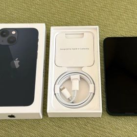 【美品】Apple iPhone 13miniミッドナイト 本体