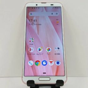 AQUOS sense3 SHV45 au ソフトピンク 送料無料 本体 c17436