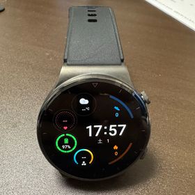 ファーウェイ(HUAWEI)のHuawei Watch GT2 Pro ブラック スマートウォッチ(腕時計(デジタル))