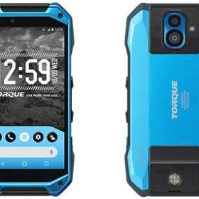 【中古】Bランク 【やや傷や汚れあり】 SIMロック解除済み 元au TORQUE G04 KYV46 ブルー ネットワーク利用制限〇(白ロム) 送料無料 simフリー スマホ 本体