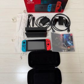 Nintendo Switch 本体 モンハンライズ カバー付