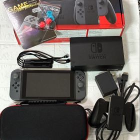 ニンテンドースイッチ 本体 ケース 付属品完備 グレー HAD-S-KAAAA