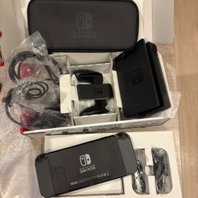 Nintendo Switch グレー本体セット 箱説明書 付属品 ケース付き