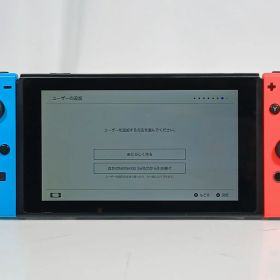 美品 Nintendo Switch 本体 HAD-S-KABAA ネオンブルー/レッド（バッテリー強化版）付属品・箱付