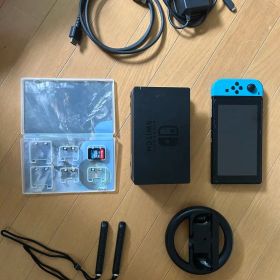 Nintendo Switch 青/黒 本体 付属品各々 ポケモンダイヤモンド付