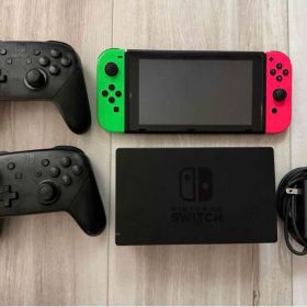 Nintendo Switch グリーン/ピンク 本体