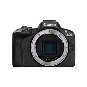 【中古】キヤノン Canon ミラーレス一眼ビデオログカメラ EOS R50 本体のみ/ブラック RFマウント 24.2MP 4K動画 DIGIC X 画像プロセッサー 被写体検知&トラッキング コンパクト スマホ接続(ミラーレス一眼)
