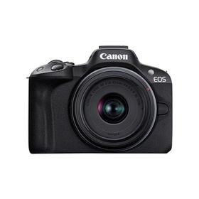 【中古】Canon ミラーレス一眼カメラ EOS R50 標準ズームレンズキット(RF-S18-45) ブラック/APS-C/約375g EOSR50BK-1845ISSTMLK(ミラーレス一眼)