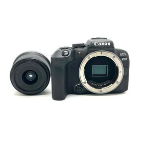 キヤノン(Canon)の【全額返金保証】【最速発送】Canon デジタル一眼 EOS R10 RF-S18-45 IS STM レンズキット 美品 動作確認済(ミラーレス一眼)