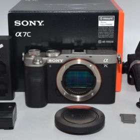 260245★極上★SONY(ソニー) フルサイズ ミラーレス一眼カメラ α7C ボディ(レンズなし) シルバー ILCE-7C S