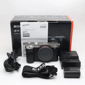 【シャッター回数：4200回】SONY ソニー α7C ボディ シルバー ILCE-7C S フルサイズミラーレス一眼