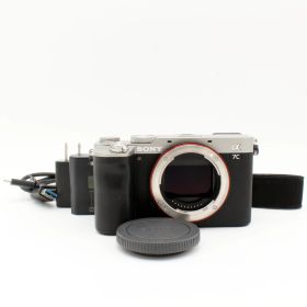 わずかシャッター数3414枚【新品級】SONY α7C ボディ シルバー [ILCE-7C S]#9543