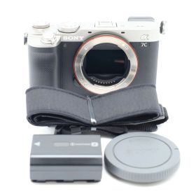 ショット数406回。★新品級★ SONY ソニー α7C ボディ シルバー [ILCE-7C S]