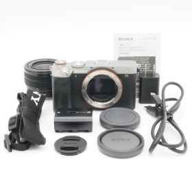 ショット数14746回、元箱付き。★良品★ SONY ソニー α7C ズームレンズキット シルバー [ILCE-7CL S]
