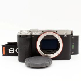 わずかシャッター数20901枚【新品級】SONY α7C II ボディ シルバー [ILCE-7CM2 S]#9605
