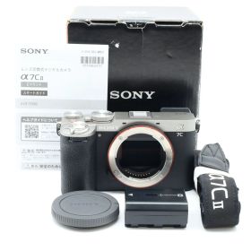 ショット数1521回、元箱付き。★新品級★ SONY ソニー α7C II ボディ シルバー [ILCE-7CM2 S]