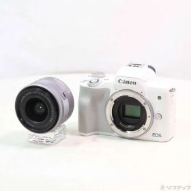 ソフマップ 〔中古品〕 EOS Kiss M2 EF-M15-45 IS STM レンズキット ホワイト【348】