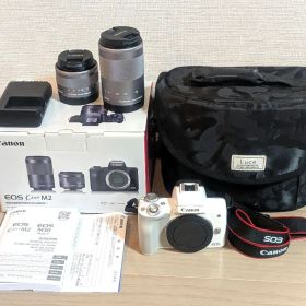 【箱あり美品】Canon EOS Kiss M2 ダブルレンズキット