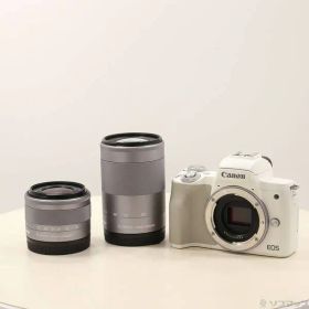 ソフマップ 〔中古品〕 EOS Kiss M2 ダブルズームキット ホワイト【196】