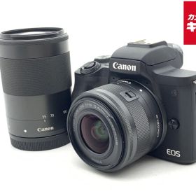 【中古】 【良品】 キヤノン EOS Kiss M2 ダブルズームキット ブラック