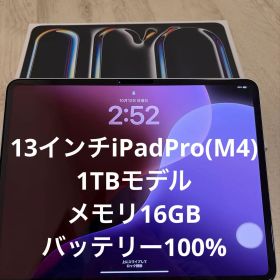 iPad Pro 13インチ(M4) 1TB バッテリー100% シルバー美品