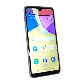 中古 samsung Galaxy A21 64GB ブラック SCV49 au