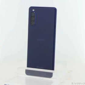 【中古】SONY(ソニー) Xperia 10 II 64GB ブルー SO-41A docomoロック解除SIMフリー 【368-ud】