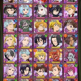 グラクロ ランク130 強キャラ多数所持しています！ 未連携です！