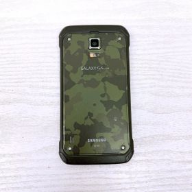 現状品 Samsung GALAXY S5 ACTIVE SC-02G 迷彩柄