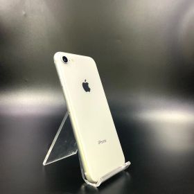 【全額返金保証】【最速発送】 iPhone 8 64GB シルバー au 白ロム 美品 動作確認済 96%