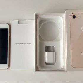 【美品】Apple iPhone 8 ローズゴールド 本体 SIMロックなし
