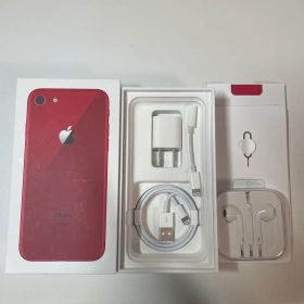 iPhone 8 レッド 64GB 付属品付