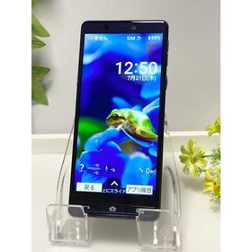 シンプルスマホ5 A001SH [ブルー] 3GB/32GB ソフトバンク SIMロック解除済 スマートフォン本体 電池良好 A9591