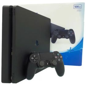 【SIE】ソニー『PlayStation4 プレイステーション4 500GB ジェットブラック』CUH-2000AB01 ゲーム機本体 1週間保証【中古】