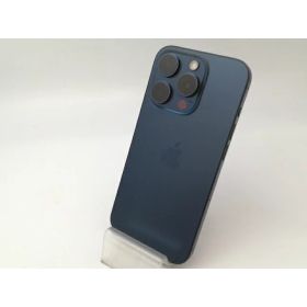 【中古】Apple 国内版 【SIMフリー】 iPhone 15 Pro 128GB ブルーチタニウム MTUA3J/A【大阪堂島】保証期間1ヶ月【ランクB】