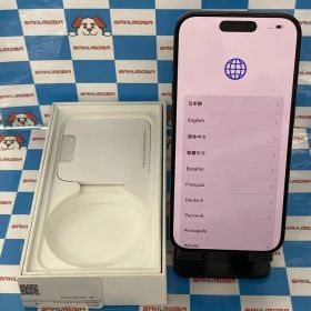 【中古】iPhone15 Pro 128GB ブラックチタニウム MTU73J/A AU版SIMフリー