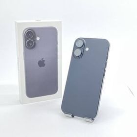美品 iPhone 16 MYDQ3J/A 128GB SIMフリー ブラック バッテリー最大容量100% 充放電回数64回 【C6694-C】